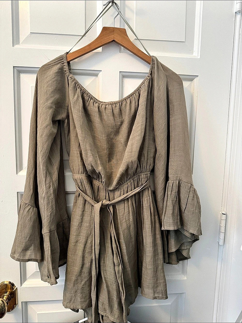 12TH TRIBE Brown Mini Dress Size Medium Like New
